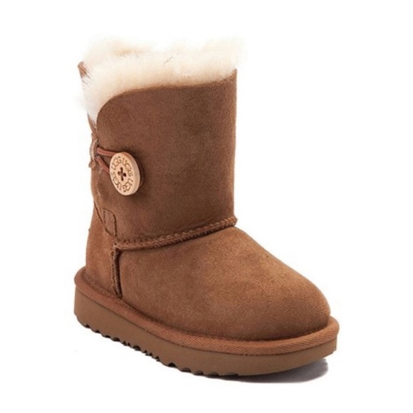 UGG® Bailey Button II Boot - Toddler / Little Kid - Chestnut | NEW in BOX!!🤎🤎 - Picture 6 of 9